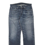 LEVI'S 514 Classic Womens Jeans Blue Regular Straight Denim Medium W32 L32