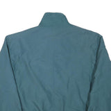 Mens Blue Polyester Blend Zip Jacket L Casual Plain Lightweight Outerwear