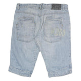 SPRINGFIELD Mens Denim Blue Casual Shorts L W38 Summer Wear