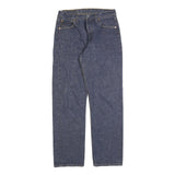LEVI'S 501 Mens Jeans Blue Regular Straight Denim Medium W30 L30 Classic Button