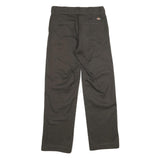 DICKIES Mens Polyester Blend Black Classic Straight Trousers W29 L32 Workwear