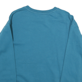 NIKE Womens Blue Crew Neck XL Sweatshirt Cotton Blend Casual Pullover