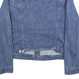 TOMMY HILFIGER Womens Blue Denim Jacket XL Cotton Classic Button Closure Casual