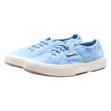 SUPERGA Low Top Trainers Blue Canvas Womens UK 5