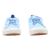 SUPERGA Low Top Trainers Blue Canvas Womens UK 5