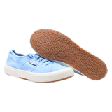 SUPERGA Low Top Trainers Blue Canvas Womens UK 5