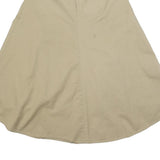 DICKIES Womens Beige Cotton Blend A-Line Midi Skirt XS Practical Comfortable