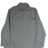 WORKER Mens Grey Cotton Blend Button Jacket XL Plain Workwear Durable