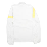 NIKE Mens White & Yellow Juventus 1/4 Zip Sweatshirt M Football Training Top