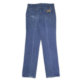 WRANGLER Mens Jeans Blue Slim Straight Denim Medium W34 L34 Classic Fit Zip