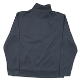 FILA Mens Black & Dark Blue Zip Up Jacket L Polyester Blend Sports Casual