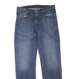 LEVI'S 751 Mens Blue Regular Straight Denim Medium W36 L34 Classic Faded Jeans