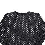 JANENITS Womens Black & White Patterned Jumper Crew Neck Basic Knit S Stylish