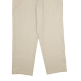 RED KAP Mens Polyester Blend Beige Regular Fit Straight Leg Trousers W36 L32