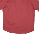 WRANGLER Mens Red Short Sleeve Shirt XL Casual Button Front Workwear