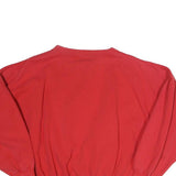 PAULO VANNI Womens Red Sweatshirt L Embellished Castle Design Crew Neck Casual