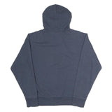 CHAMPION Mens Blue Hoodie S Cotton Blend Pullover Drawstring Hood Casual