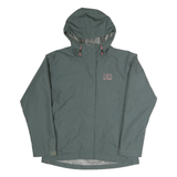 HELLY HANSEN Womens Grey Outdoor Jacket S Polyester Zip Hooded Plain Sporty