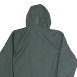 HELLY HANSEN Womens Grey Outdoor Jacket S Polyester Zip Hooded Plain Sporty