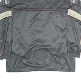 MACIMON Mens Grey & Cream Sport Zip Jacket L Polyester Blend Casual Lightweight