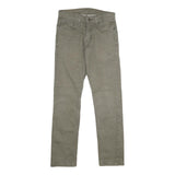 LEVI'S 511 Slim Mens Jeans Green Slim Skinny Denim Light W29 L32 Zip Cotton