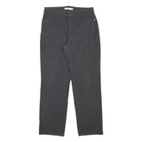 MAC Womens Regular Fit Black Cotton Blend Regular Leg Trousers W30 L29 Stretch