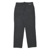 MAC Womens Regular Fit Black Cotton Blend Regular Leg Trousers W30 L29 Stretch