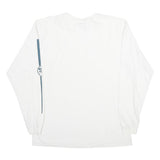 NIKE Mens White Surf Cup Graphic Long Sleeve Crew Neck T-Shirt M