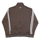 ADIDAS World Cup 2006 Hamburg Mens Brown & White Track Jacket L Polyester Zip