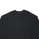 NIKE Womens Black Plain Crew Neck Basic Knit S Jumper Lightweight Comfort