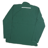 ADIDAS Mens Green Classic Jacket M Polyester Plain Zip Sportswear