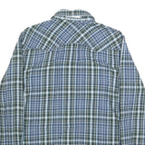 LEVI'S Mens Blue & Green Check Shirt M Classic Cotton Long Sleeve Button