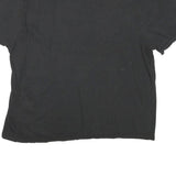 TRUE RELIGION Mens Black Graphic T-Shirt XL Short Sleeve Crew Neck Cotton Blend