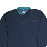 GEAR Mens Navy Blue Track Jacket XL Polyester Zip Plain Casual Lightweight