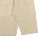 LEVI'S Mens Shorts Beige Casual Plain M W30 Cotton Blend Summer Style