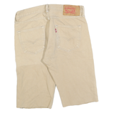 LEVI'S Mens Shorts Beige Casual Plain M W30 Cotton Blend Summer Style