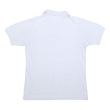 LACOSTE Mens White Short Sleeve Polo Shirt M Cotton Blend Casual Classic