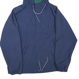 GAP Mens Blue & Green Hooded Zip Jacket M Polyester Blend Outdoor Casual