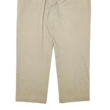 DICKIES Mens Regular Fit Beige Cotton Blend Trousers W38 L26 Zip Closure Classic