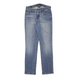 LEVI'S Womens Slim Blue Denim Medium Jeans W26 L27 Stretch Cotton Blend Zip