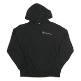 CHAMPION REVERSE WEAVE Mens Black Everlight Solar Hoodie M Cotton Blend Pullover