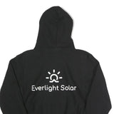 CHAMPION REVERSE WEAVE Mens Black Everlight Solar Hoodie M Cotton Blend Pullover