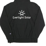 CHAMPION REVERSE WEAVE Mens Black Everlight Solar Hoodie M Cotton Blend Pullover