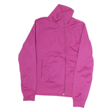 PUMA Womens Pink Jacket L Polyester Track Plain Zip Casual Sportswear