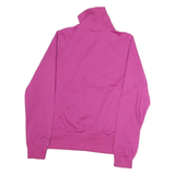 PUMA Womens Pink Jacket L Polyester Track Plain Zip Casual Sportswear