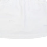 ADIDAS Womens White Short Polyester Blend Mini Skort Casual Sport Tennis Wear S