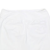 ADIDAS Womens White Short Polyester Blend Mini Skort Casual Sport Tennis Wear S