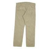 CARHARTT Mens Cotton Blend Beige Relaxed Straight Trousers W38 L32 Workwear