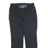 COLUMBIA Womens Cotton Blend Black Regular Zip Trousers W30 L30 Outdoor Hiking