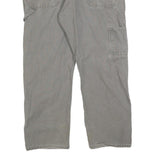 DICKIES Mens Relaxed Grey Cotton Blend Jeans W36 L30 Workwear Zip Closure